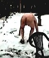 Duff Does A Naked Snow Angel