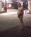 80 Year Old Naked Man At Gas Station