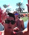 Naked Guy Playing Beer Pong At Coachella