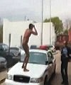 Guy Runs Butt Naked In The Street