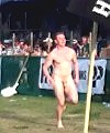 Rugby Lad Runs Around The Field