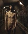 Naked In A Tunnel At Night