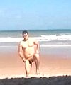 Nude On The Beach