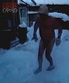Russian Man In Snow