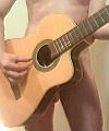 Naked With Guitar