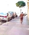 Running Man In San Francisco