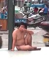 Chinese Man Naked On Street