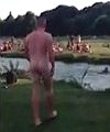 Man Strips In Munich