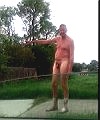 Man Walking Naked In Houston