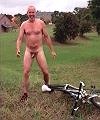 Old Man Strips Naked