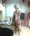 Naked Man Plays Guitar 2