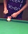 Nathan Playing Snooker With His Balls 