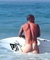 Sportsmen Naked Surfer