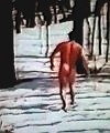 Eric Walking In The Snow Naked 1