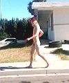 Naked Man Walking Around