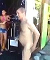 Naked Man On Beach