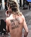 Artist Naked In The Street
