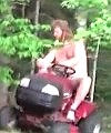 Mikey Mowing Maine