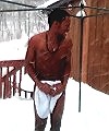 Black Man Naked In The Snow