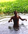 Indian Bathing Naked