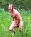 Naked Man At The Lake