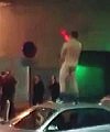 Naked Car Roof Dancer