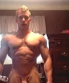 Muscle Man Posing Naked