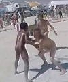 Naked Oil Wrestling At Burning Man 