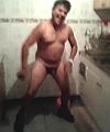 Chubby Man Dances Naked