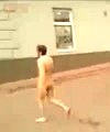 Russian Man Naked Walk