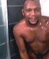 Naked Black Man In The Shower