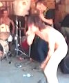 Naked Singer With Band