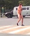 Naked Man Dancing In The Street