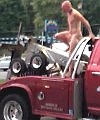 Naked Man On A Truck