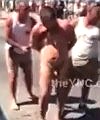Naked Lunatic Terrorizes Police And Citizens