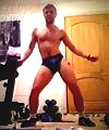 Lad Dances Naked At Home