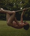Naked Man On A Rope