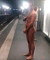 Subway Naked Man