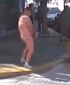 Fat Man On The Street Naked 