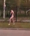 Naked Man On The Road