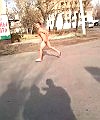 Naked Man Runs Around 