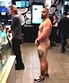 Fast Food Naked Man