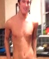 Naked Uni Lad In The Kitchen