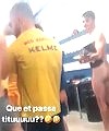 Footballer Caught Naked