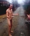 Naked Man On The Path