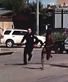 Naked Man Runs Away From Police