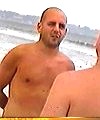Old Naked Men At The Beach