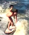 Wakeboarding Naked 