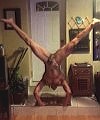 Naked Handstand