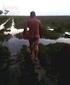Naked Man In A Field